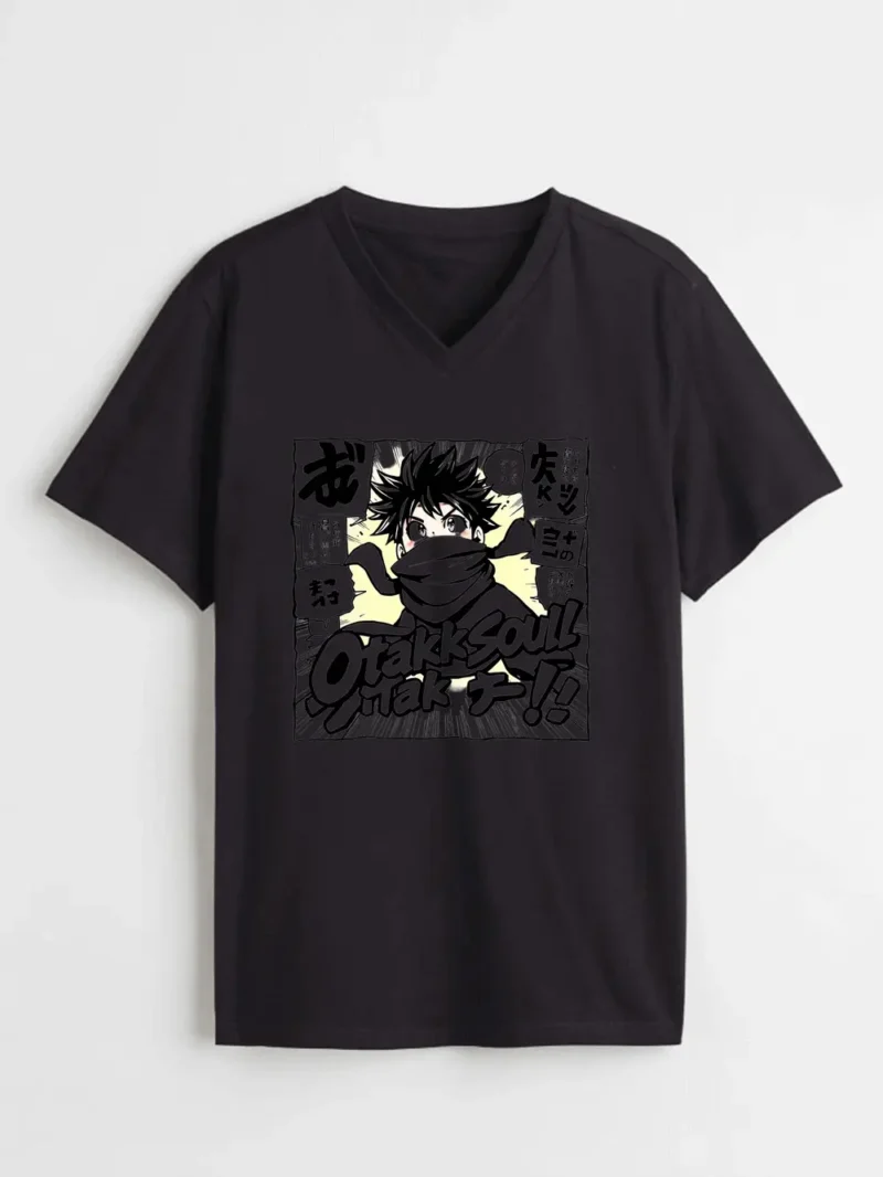 Chibi Ninja Breaking Through Manga Panels In A High-energy Scene T-Shirt - Image 2