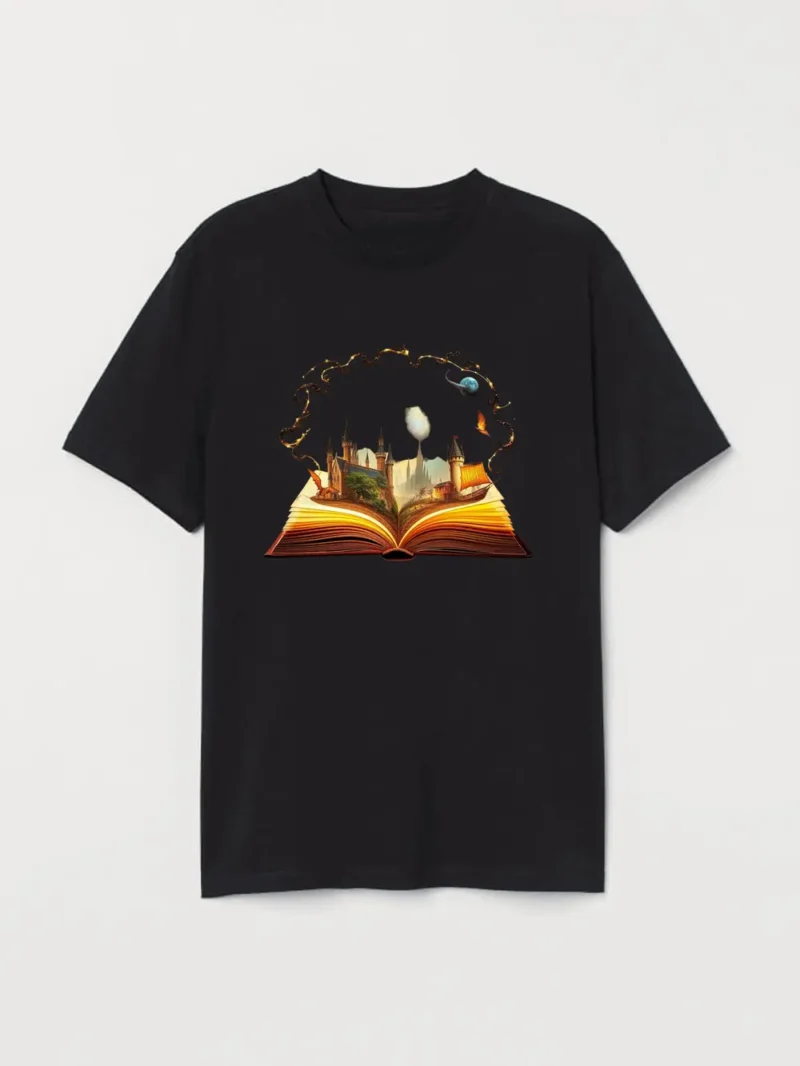 Discover Magical Lands And Mythical Castles Hidden Within The Pages Of Your Next Great Read T-Shirt - Image 2