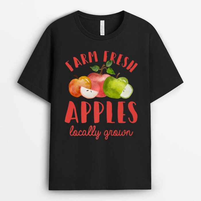 Apple Picking Farm Fresh Apples Farmer T-Shirt