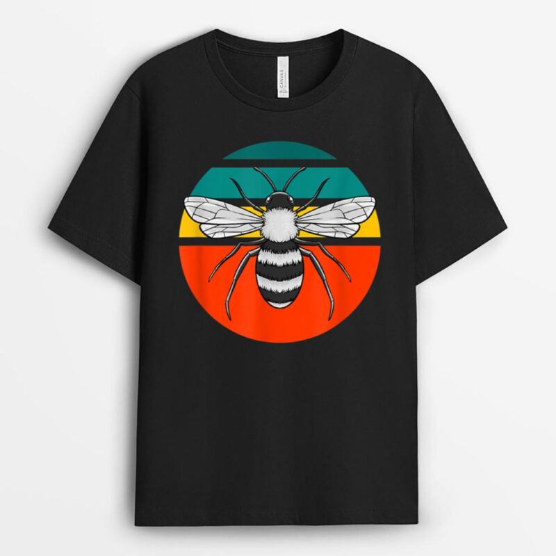 Bee Lover Farmer Design Vintage Queen Honeybee Beekeeper T-Shirt