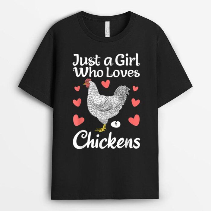 Best Chicken For Women Girls Rooster Poultry Chicken Farmer T-Shirt