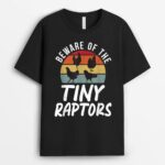 Beware Of The Tiny Raptors Poultry Farmer Retro Chicken T-Shirt