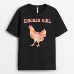 Chicken Girl - Chicken Farming Hen Rooster Chicken Farmer T-Shirt