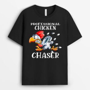 Chicken Professional Chicken Chaser Chickens Farm Farmers Premium T-Shirt