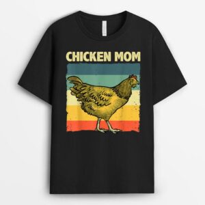 Cool Chicken Mom Art For Women Chicken Farmer Poultry Farm T-Shirt