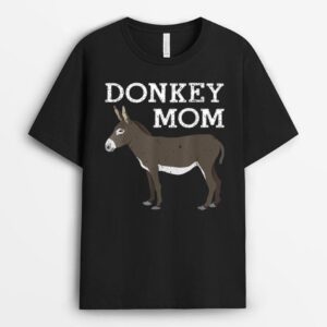 Cool Donkey Design For Mom Women Donkey Lover Animal Farmer T-Shirt