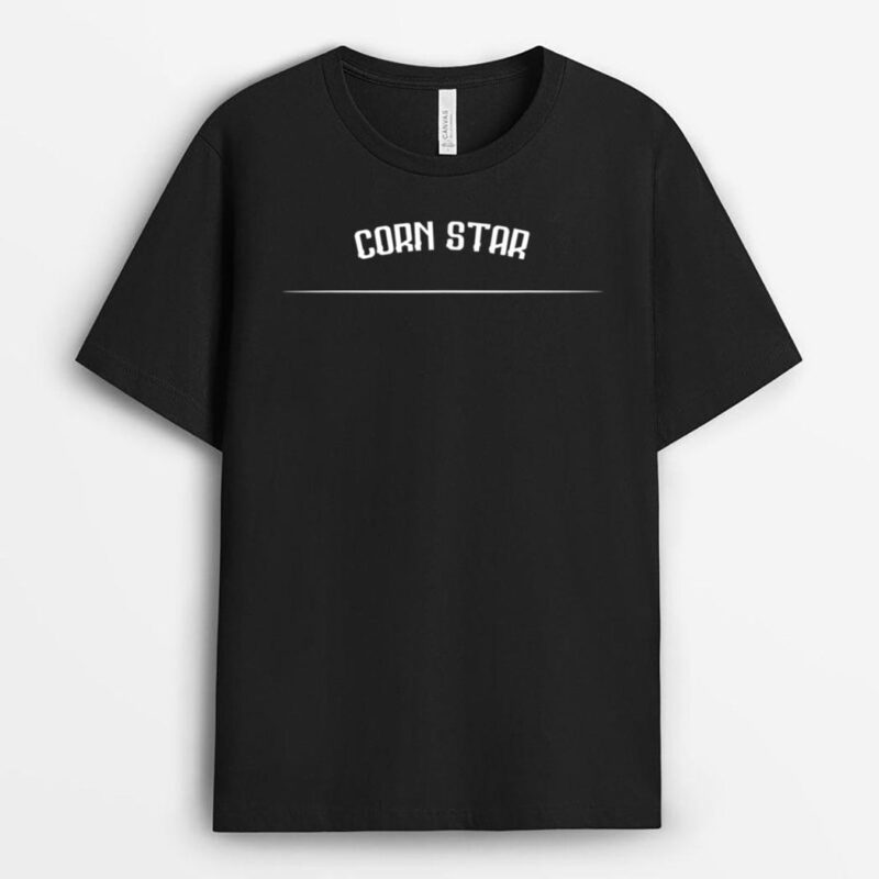 Corn Star Farmer Farming Funny Graphic T-Shirt