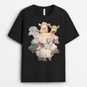 Cute Lamb Farm Animal Lover Farmer Sheep T-Shirt