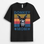 Donkey Mom Mother Retro  Donkey Farmer Vintage T-Shirt