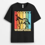 Donkey Whisperer Donkeys Burro Farmer T-Shirt