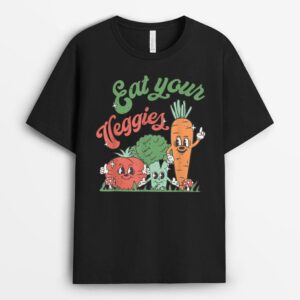 Eat your Veggies Farmers Market Vegan Vegetarian Vegetable T-Shirt