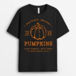 Farmer's Market Pumpkin 1943 Farm Fresh Fall Thanksgiving T-Shirt