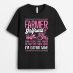Farming Farmer Girl Tractor Farmer Girlfriend Some People Premium T-Shirt