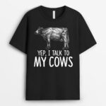 Funny Farm Lover Cow Graphic Farmer T-Shirt
