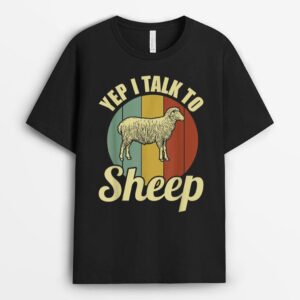 Funny Farmer Lamb Yep I Talk To Sheep T-Shirt