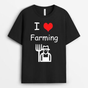 I Love Farming Farmer T-Shirt