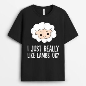 Lamb Sheep Farmer I Just Really Like Lambs T-Shirt