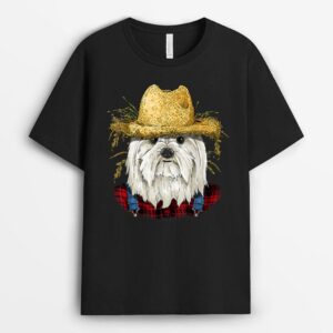 Maltese Farmer Maltese Dog Lover T-Shirt