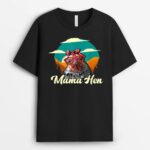Mama Hen Chicken Mom Sunglasses Funny Mothers Day Mom Farmer T-Shirt