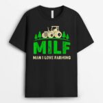 Man I Love Farming Funny Farmer Farming Tractors T-Shirt