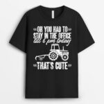 Mens Farmer Tractor You Think You Work Hard Tractors T-Shirt