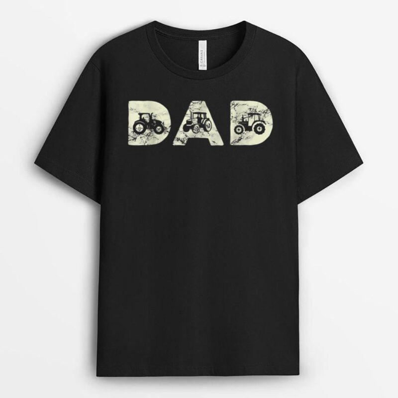 Mens Tractor Dad Farming Father Farm Lover Farmer Daddy T-Shirt