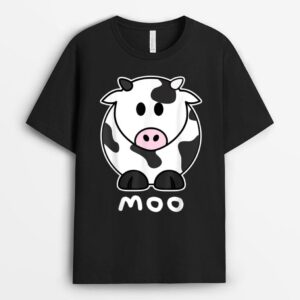 Moo Cow - Funny Farmer Cow For Adults Kids Boys And Girls T-Shirt