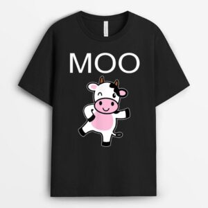 Moo Cow - Funny Farmer cow for adults kids boys and girls_1 T-Shirt