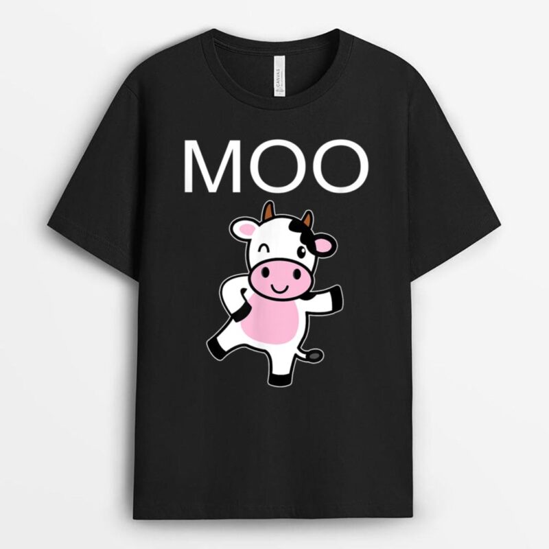 Moo Cow - Funny Farmer cow for adults kids boys and girls_1 T-Shirt