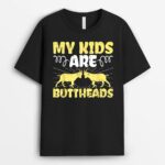 My Kids Are Butthead Farm Animal Lover Goat Whisperer Farmer T-Shirt