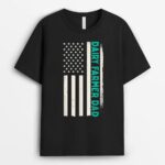 Patriotic Farming Farm Agriculture Dairy Farmer Dad T-Shirt