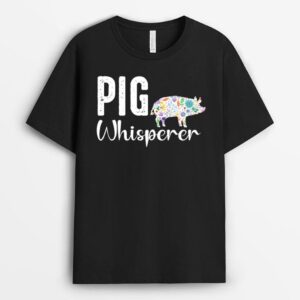 Pig whisperer Farmer t  and Funny BBQ Piggy Lovers Farm T-Shirt