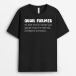 Quail Farmer - Quails Bird Breeder Egg Hatcher Lover Owner T-Shirt