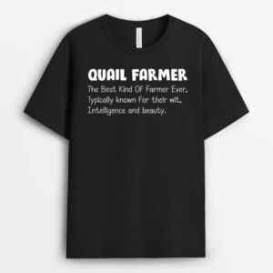 Quail Farmer - Quails Bird Breeder Egg Hatcher Lover Owner T-Shirt