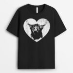 Scotland Farm Scotsman Farmer Highland Cattle Heart Ranch T-Shirt