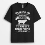Smart People Cattle Farmer - Cow Breed Dexters T-Shirt