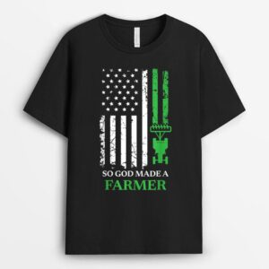 So God Made A Farmer, Farming Farmer T-Shirt