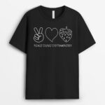 Strawberry Graphic for Strawberry Girl Fruit Smiling Farmer T-Shirt