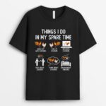 Things I Do In My Spare Time Chicken Farmer Chicken Lady T-Shirt