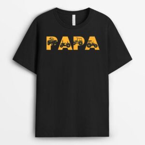 Tractor Papa Farming Father Farm Lover Farmer T-Shirt