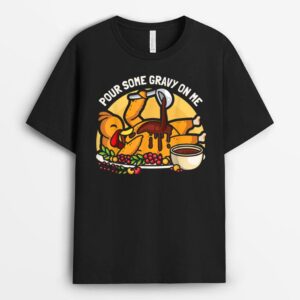 Turkey Pilgrim Farmer Animal Lover Funny Thanksgiving T-Shirt