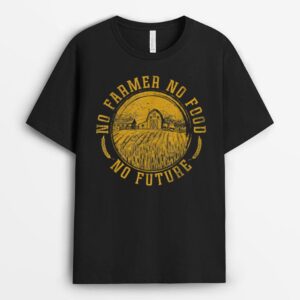 Vintage Farm No Farmer No Food No Future Farming Farm Lover T-Shirt