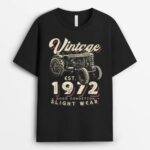 Vintage Farmer Tractor established 1972 50th Birthday Party T-Shirt