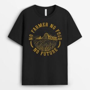 Vintage No Farmer No Food No Future Farming Farm Lover T-Shirt