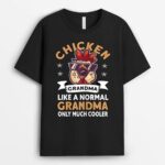 Womens Chicken Grandma - Farmer Rooster Hen Chicken T-Shirt