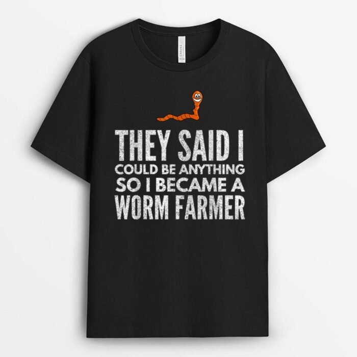 Worm Farm Funny  Farmers T-Shirt